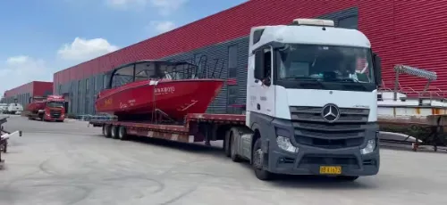 LAWADA® Melengkapkan Navigasi Percubaan dan Penghantaran Dua Bot Penumpang Aluminium 1280 Tersuai